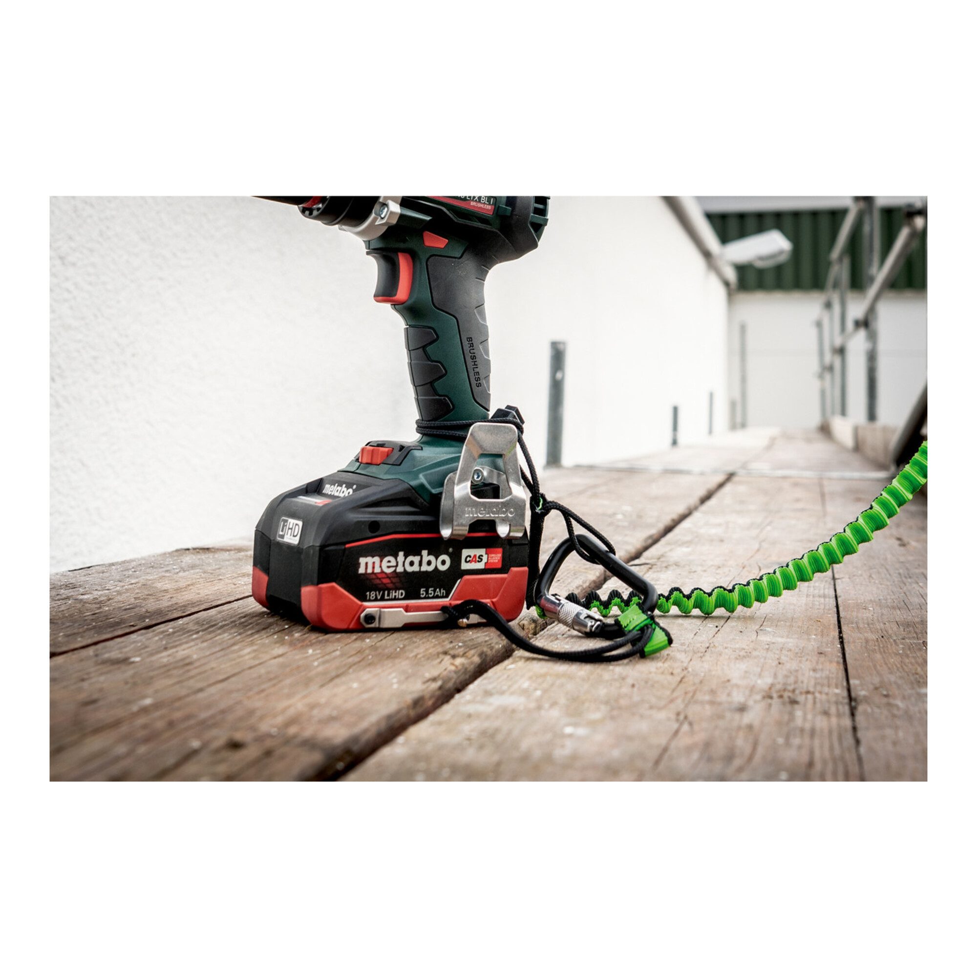 metabo Metabo LiHD Akkupack mit Sicherungsbügel 18 V - 5,5 Ah Akkupacks