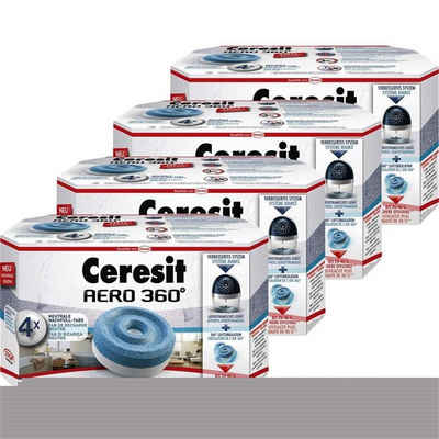 Ceresit Luftentfeuchter Henkel Ceresit Luft-Entfeuchter-Tabs AERO 360 Nachfüller 4x450g Tab (4