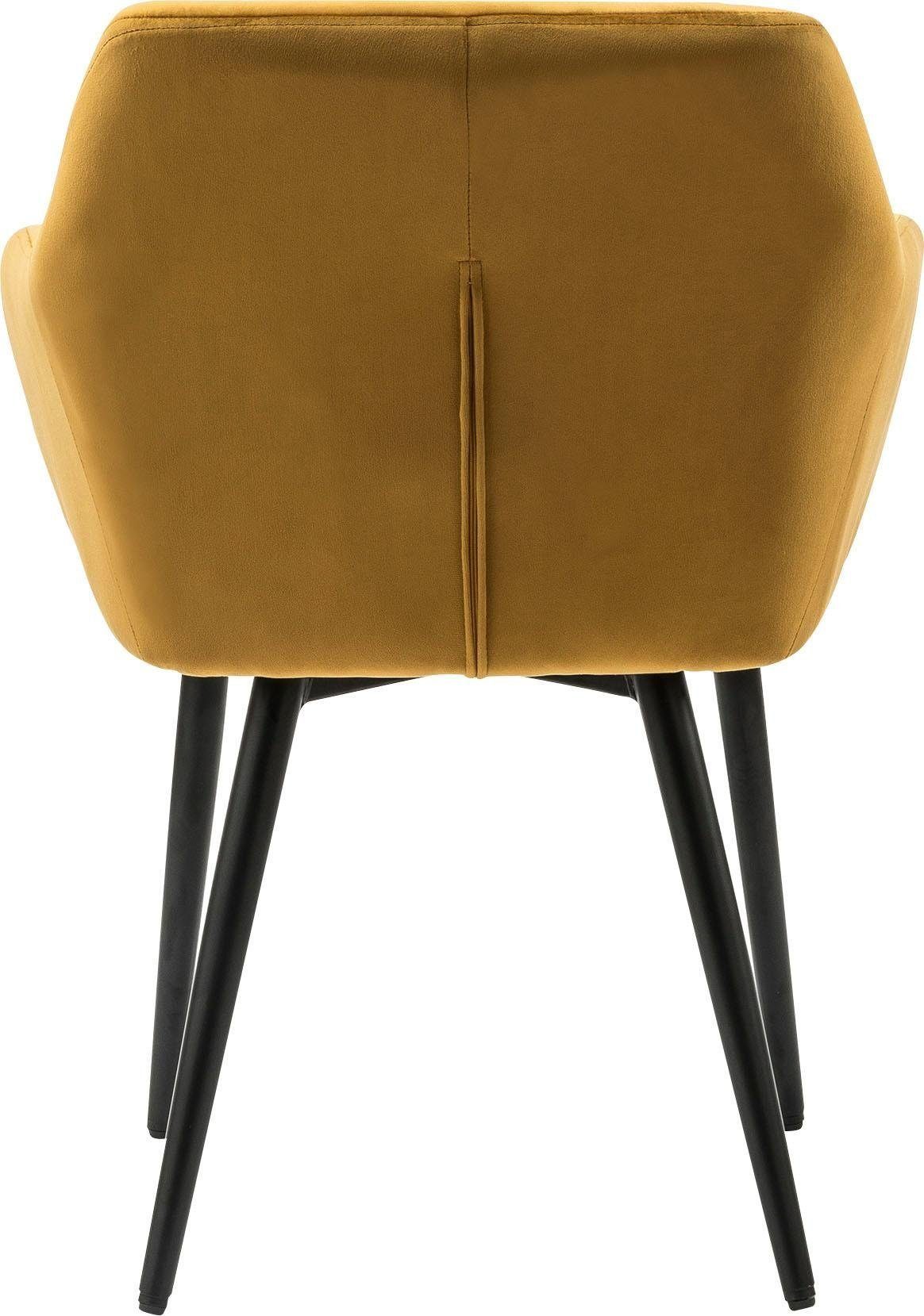 SalesFever Esszimmerstuhl Coventry Komfortabler Polstertuhl im eleganten Stil, Stilvoll mit eleganter Knopfheftung