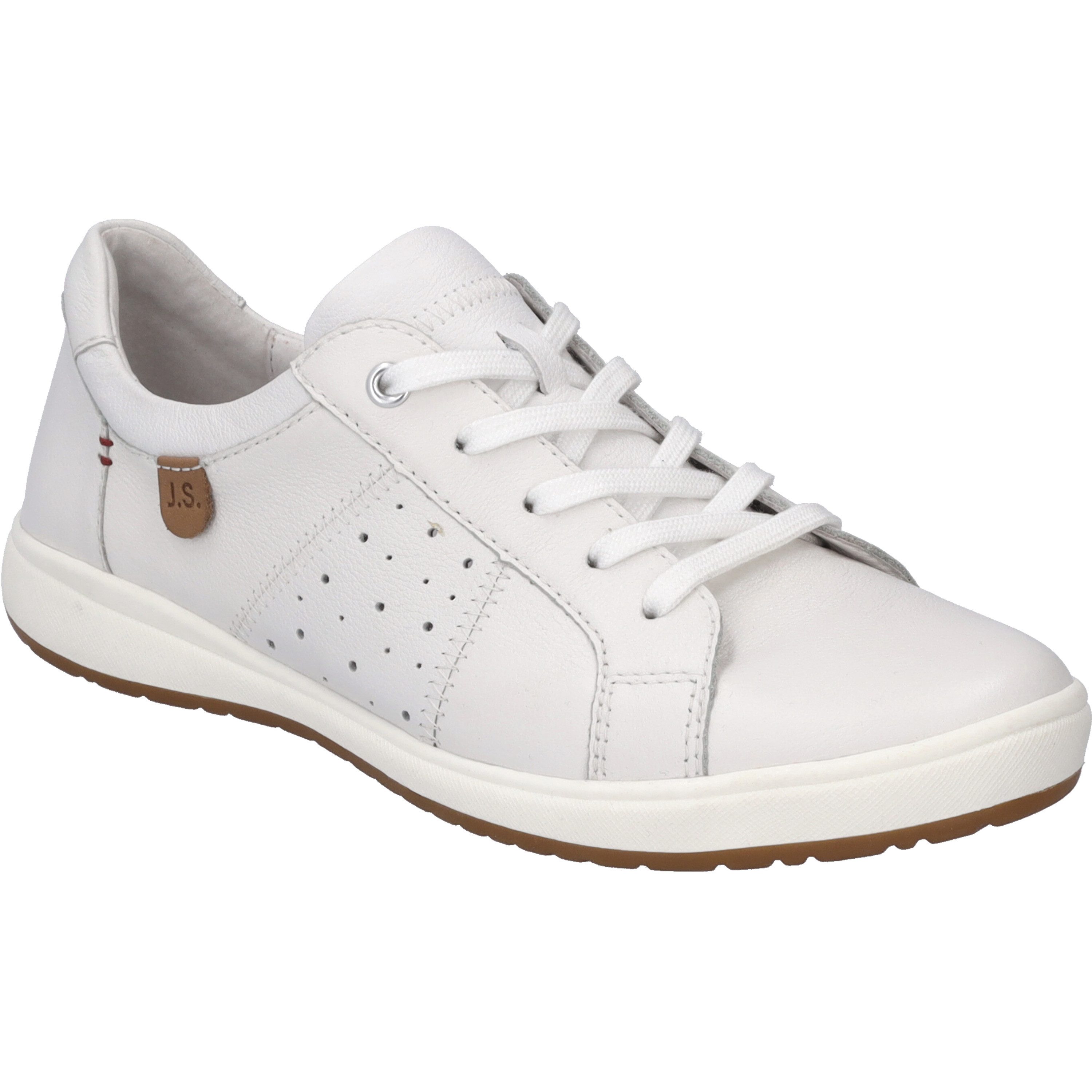 Josef Seibel Caren 01,weiß Schnürschuh