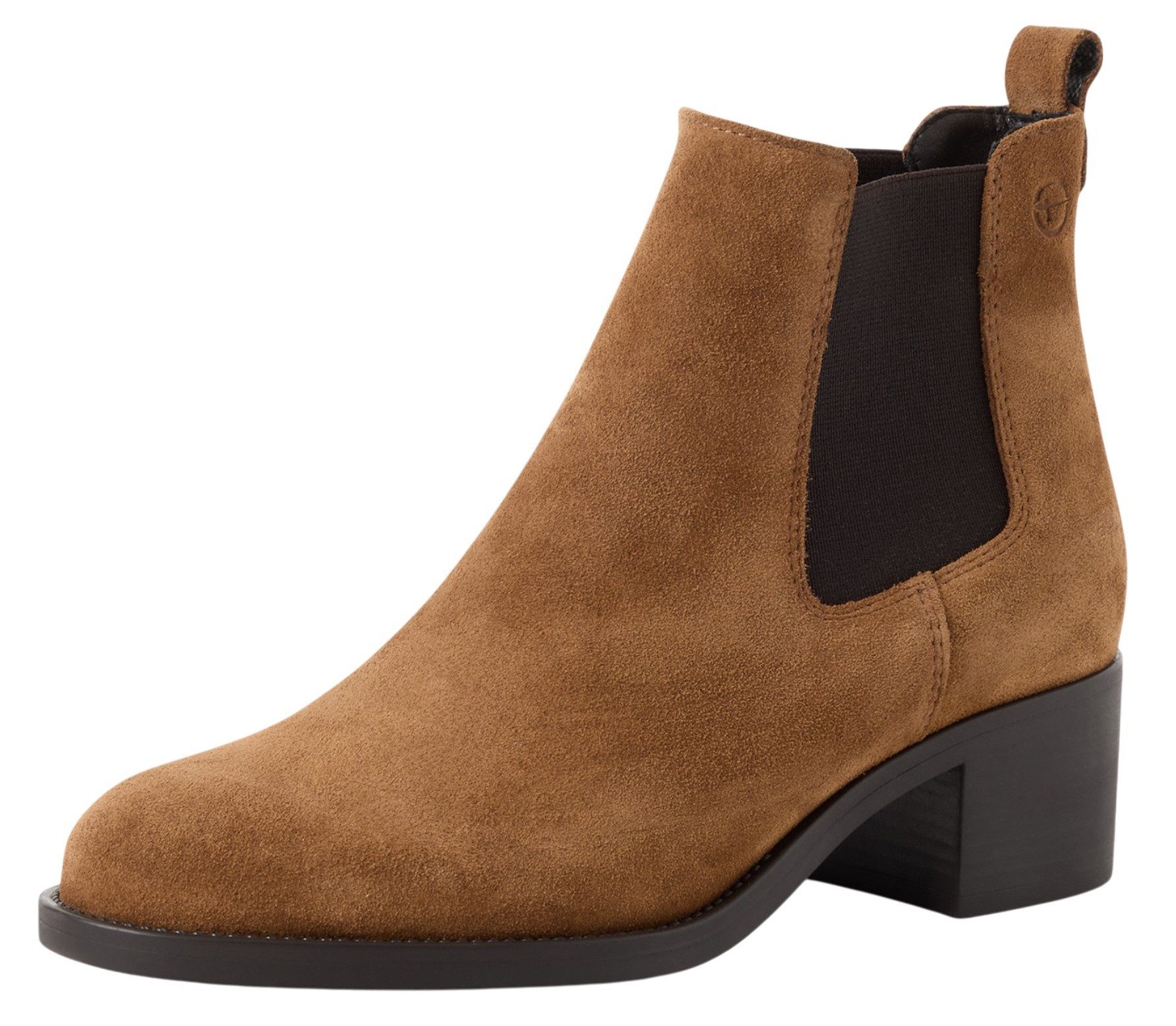 Tamaris 1-25026-41 327 Cognac Suede Stiefelette