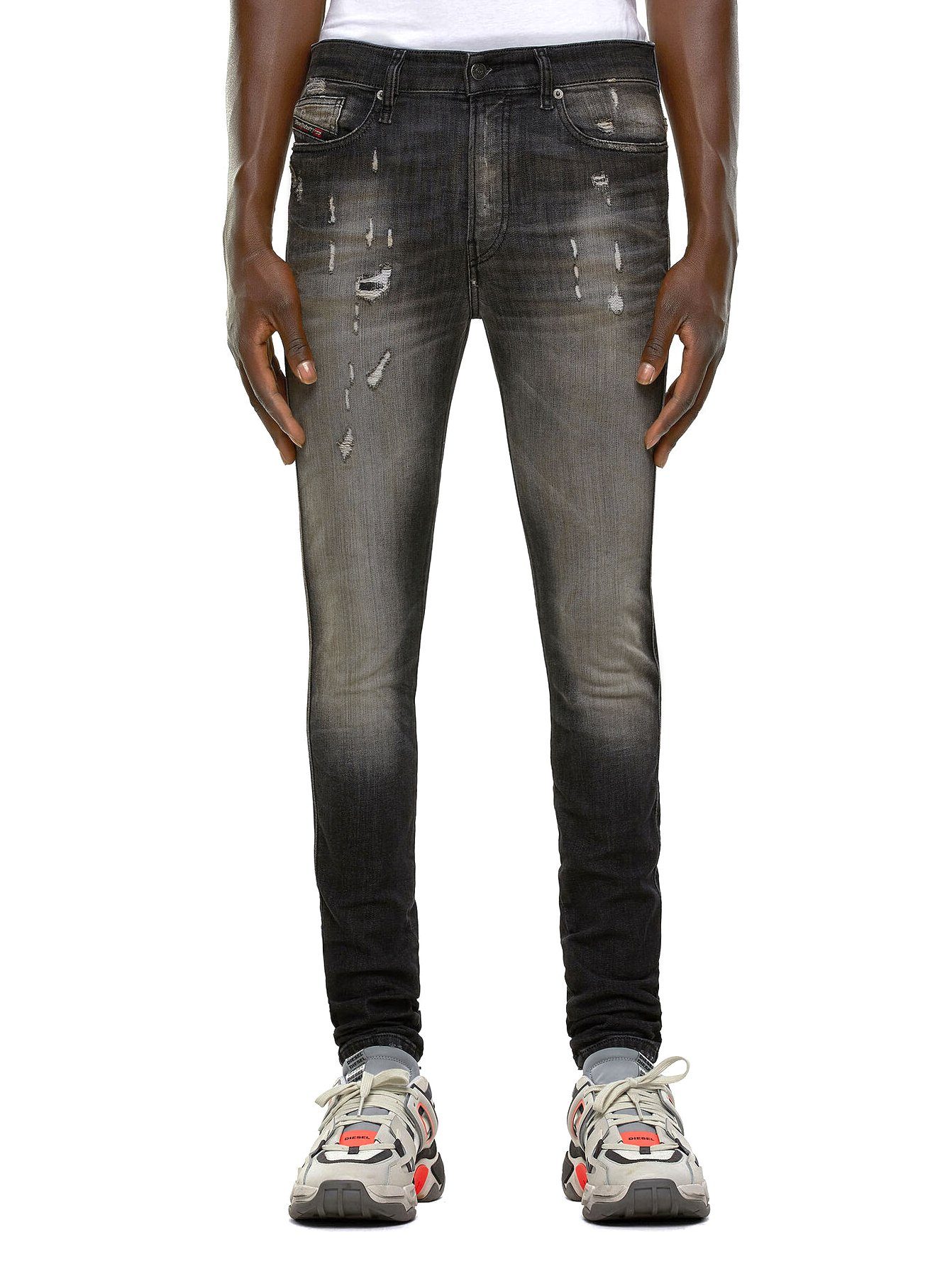 Diesel Skinny-fit-Jeans Super Skinny JoggJeans - Hoher Bund - D-REEFT 009FX - L30
