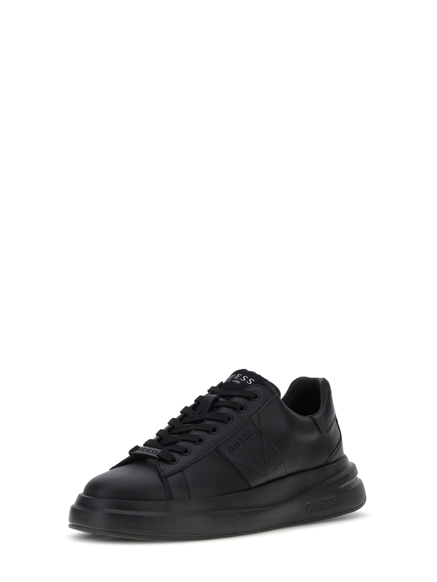 Guess Guess Herren Sneaker - FMFEAL LEP12 BLACK in schwarz Sneaker