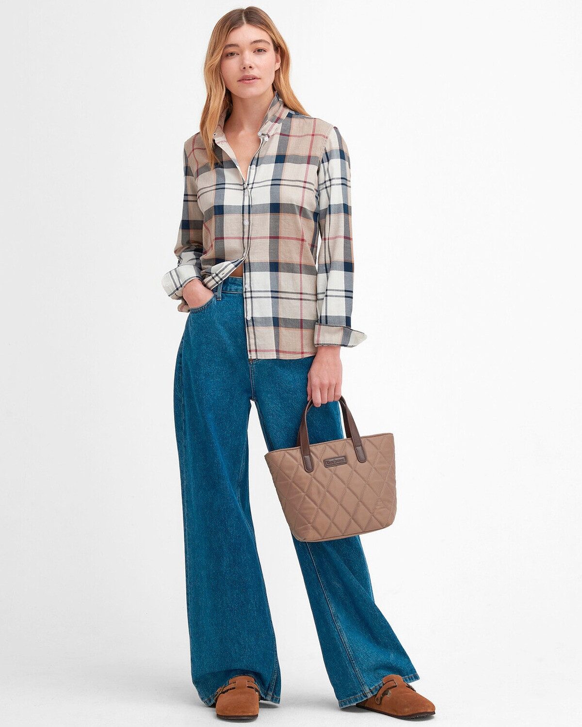 Barbour Hemdbluse Karobluse Bredon