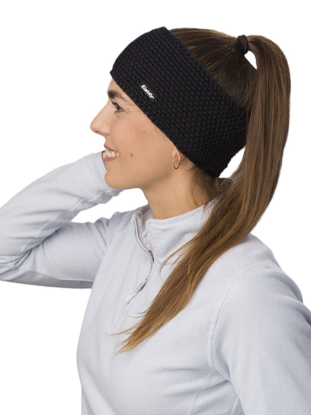 Eisbär Stirnband Jamies (Futter aus Fleece-Merinowolle) schwarz Damen günstig online kaufen