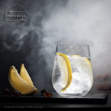 IMPERIAL glass Glas Trinkgläser, Glas, (max. 450ml) Getränkeglas Wassergläser Saftgläser Whiskeygläser