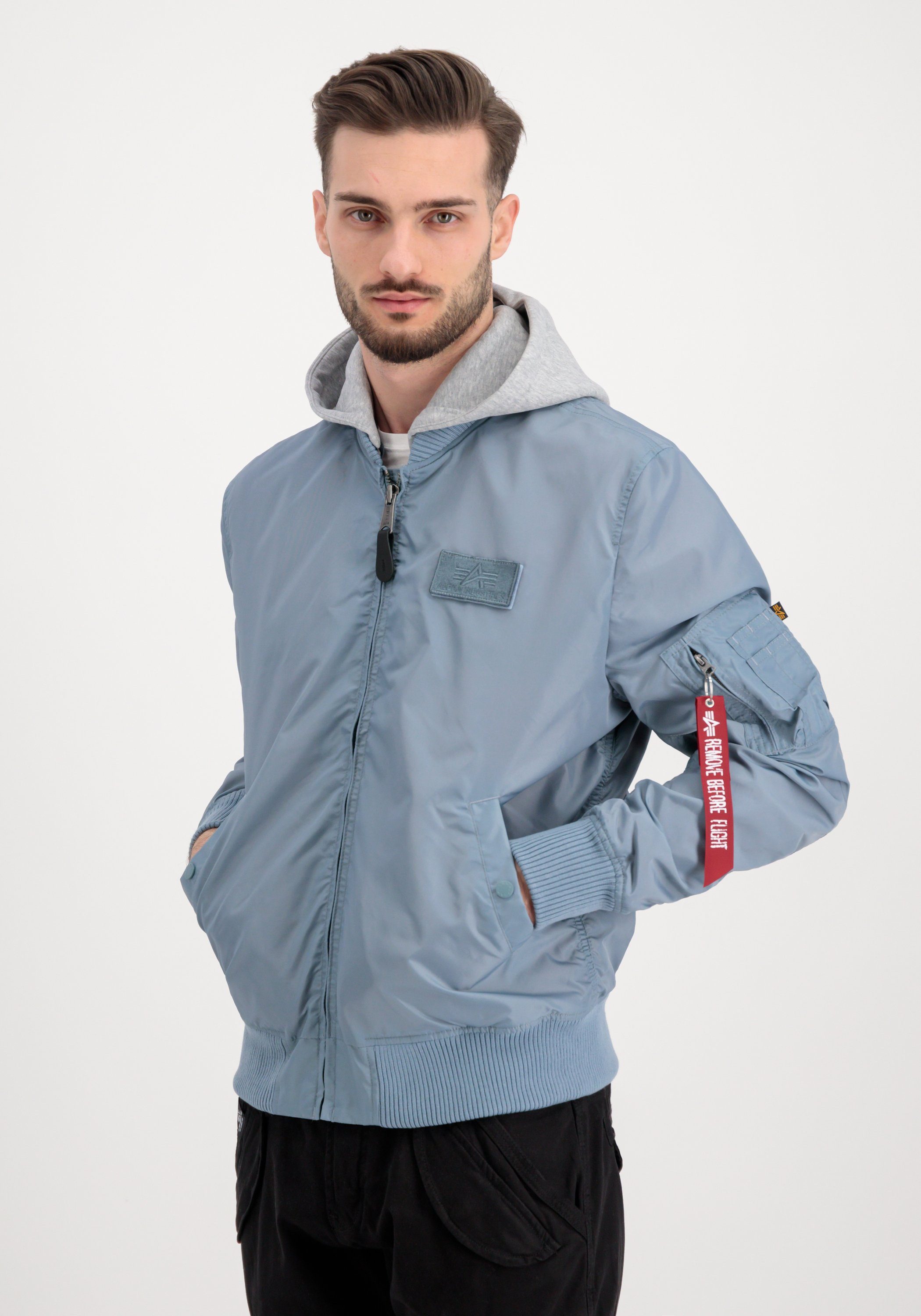 Alpha Industries Bomberjacke MA-1 TT Hood Light