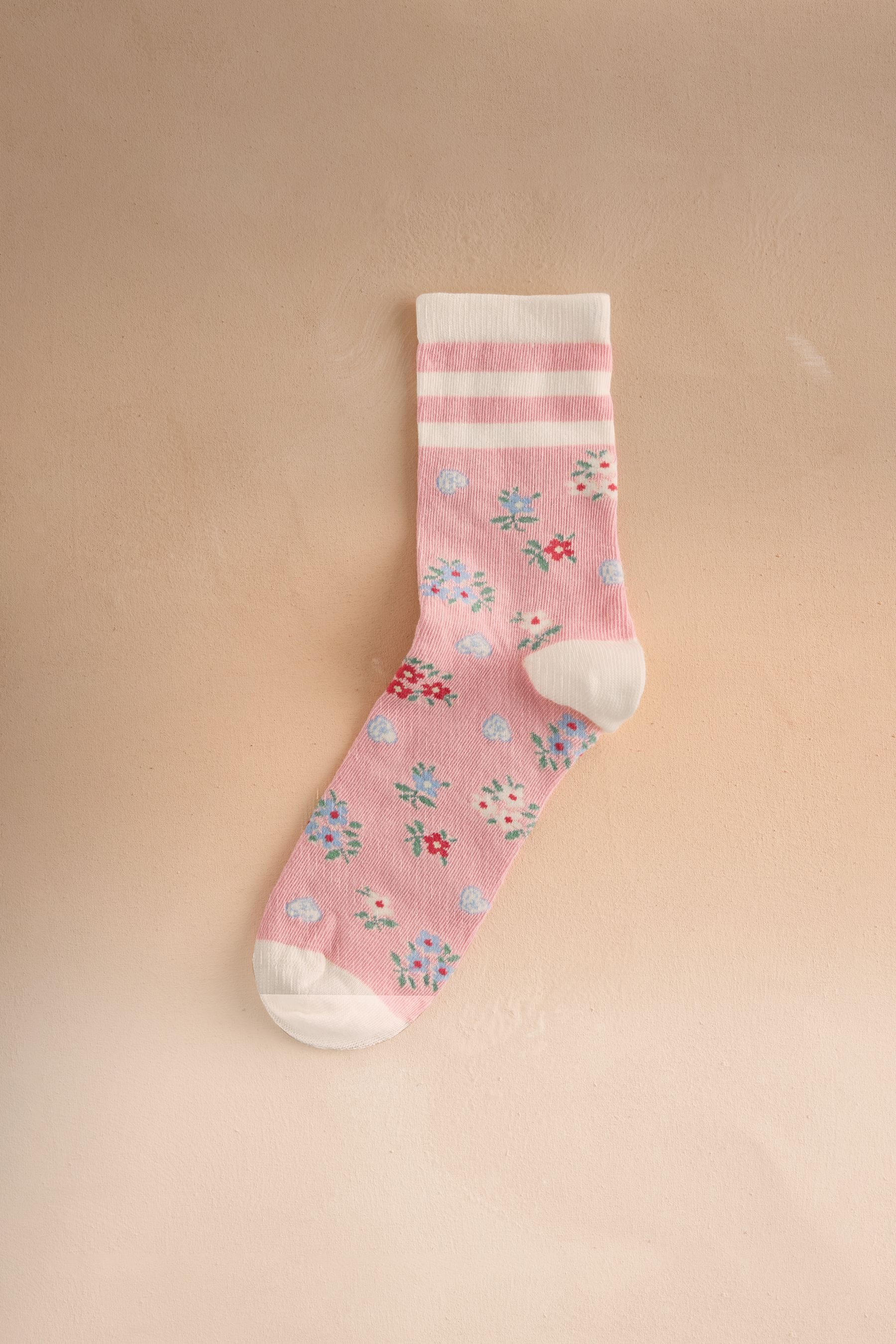 Cath Kidston Basicsocken Cath Kidston geblümte Socken im 4er-Pack (1-Paar)