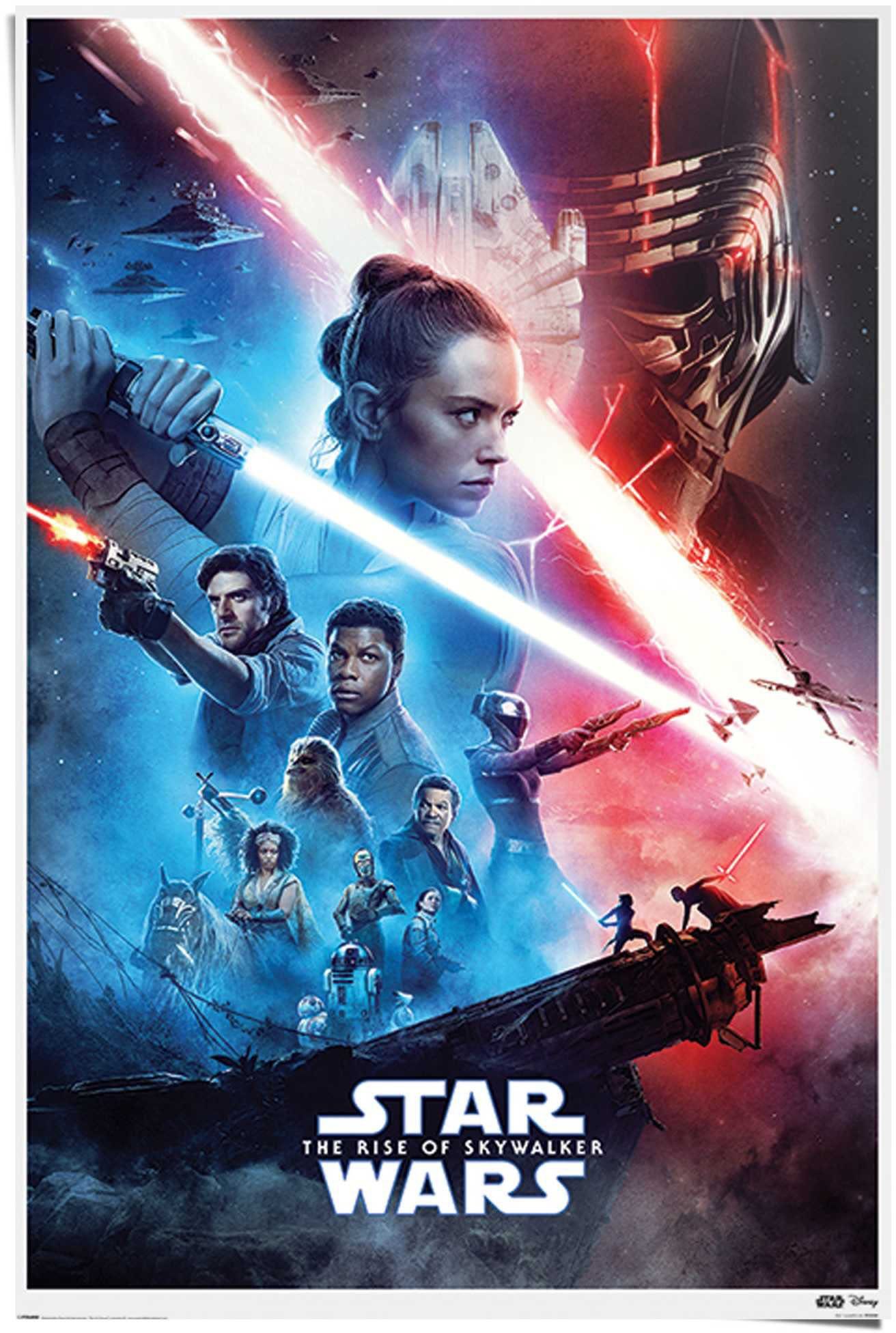 Sofort lieferbar und zu Sonderpreisen Reinders! Poster Star Wars Filmplakat, St) - Skywalker (1 of The Rise