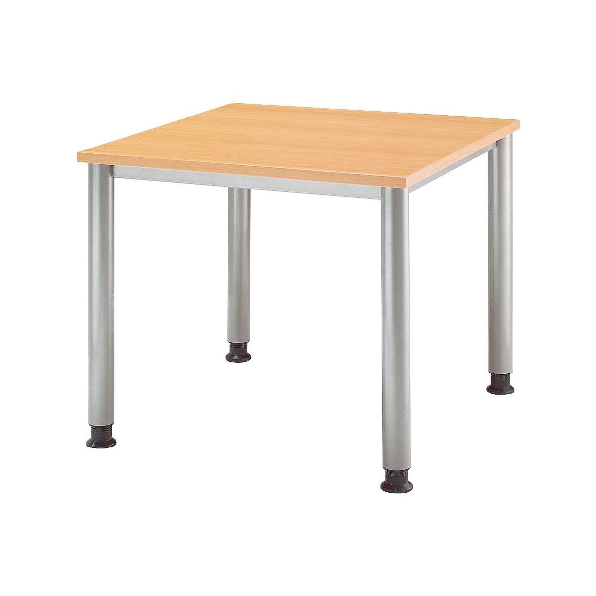 Otto Office Premium Schreibtisch OTTO Office Line I, extra stabiler Stahlrahmen, manuell höhenverstellbar