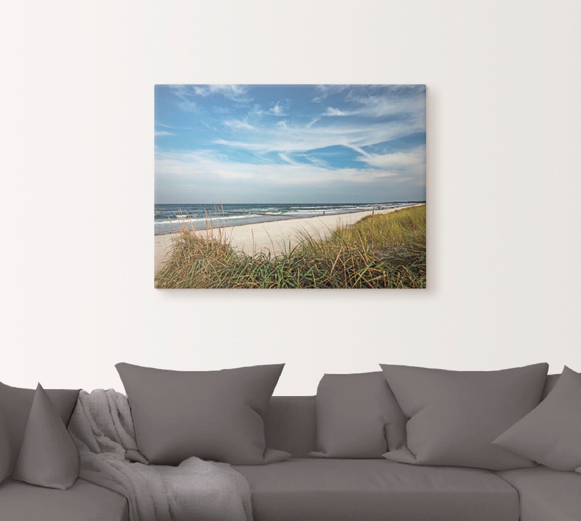 Artland Wandbild Urlaubfeeling, Strand (1 St)