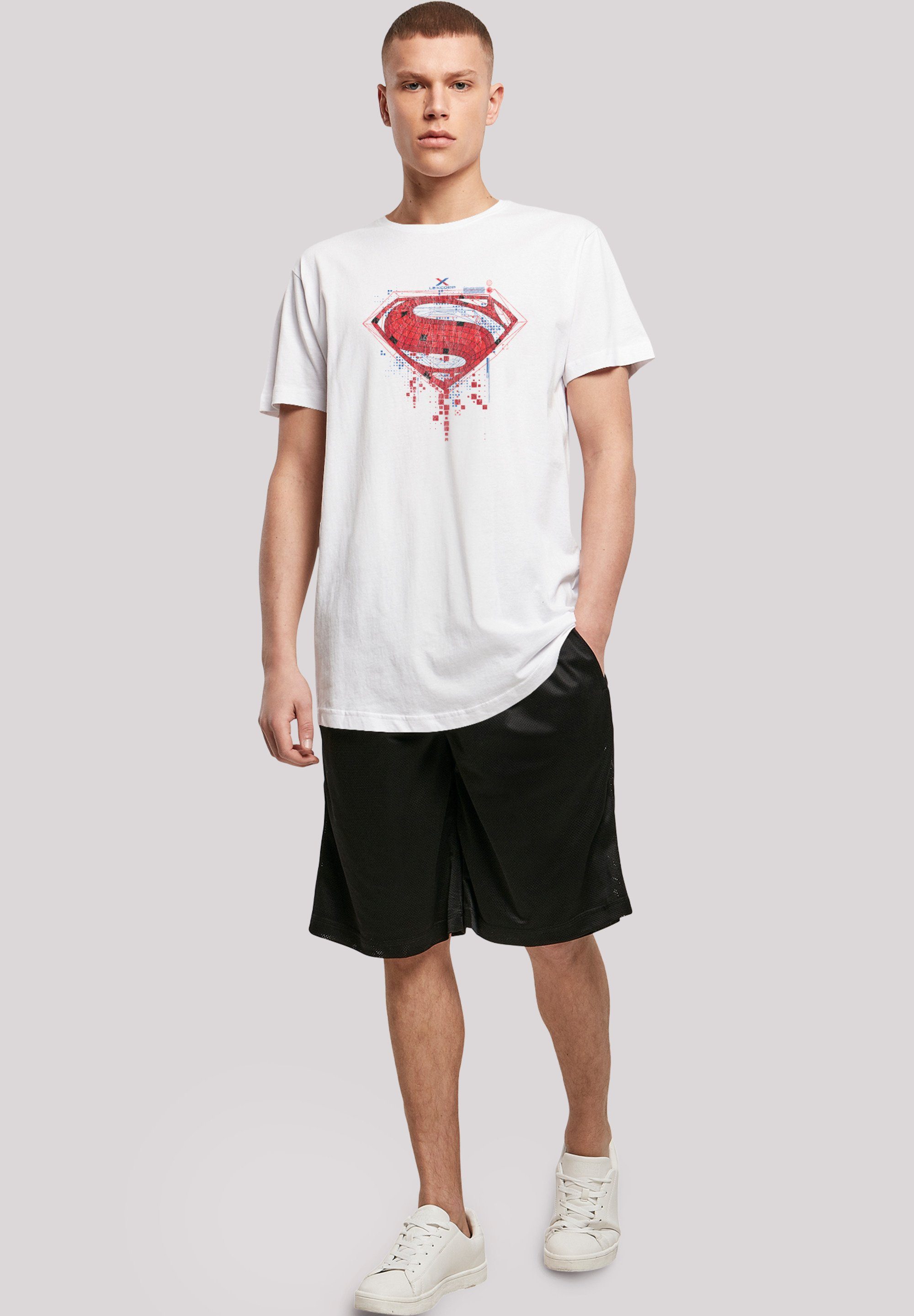Superhelden DC Superman Print Logo F4NT4STIC Comis T-Shirt Geo