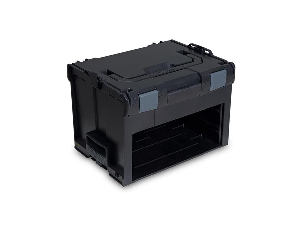 Sortimo® Werkzeugkoffer LS-Boxx 306, schwarz / Industrial Line ohne Schubladen