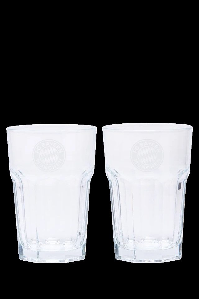 Gläser-Set FCB Latte Macchiatto Glas 2er