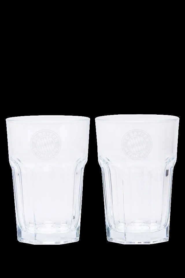 FC Bayern München Gläser-Set FCB Latte Macchiatto Glas 2er, Glas