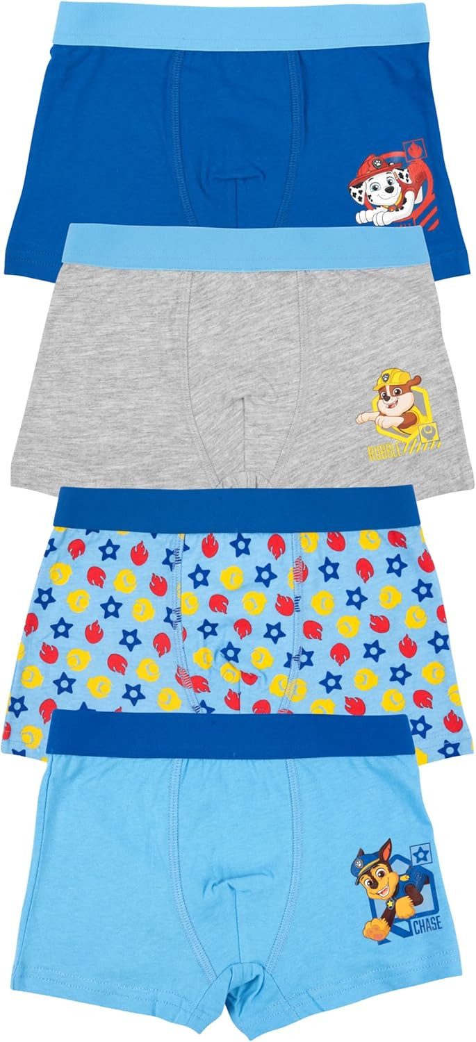 PAW PATROL Боксерские мужские трусы, боксерки Paw Patrol Боксерские мужские трусы, боксерки für Jungen Kinder Unterhose (4er Pack)