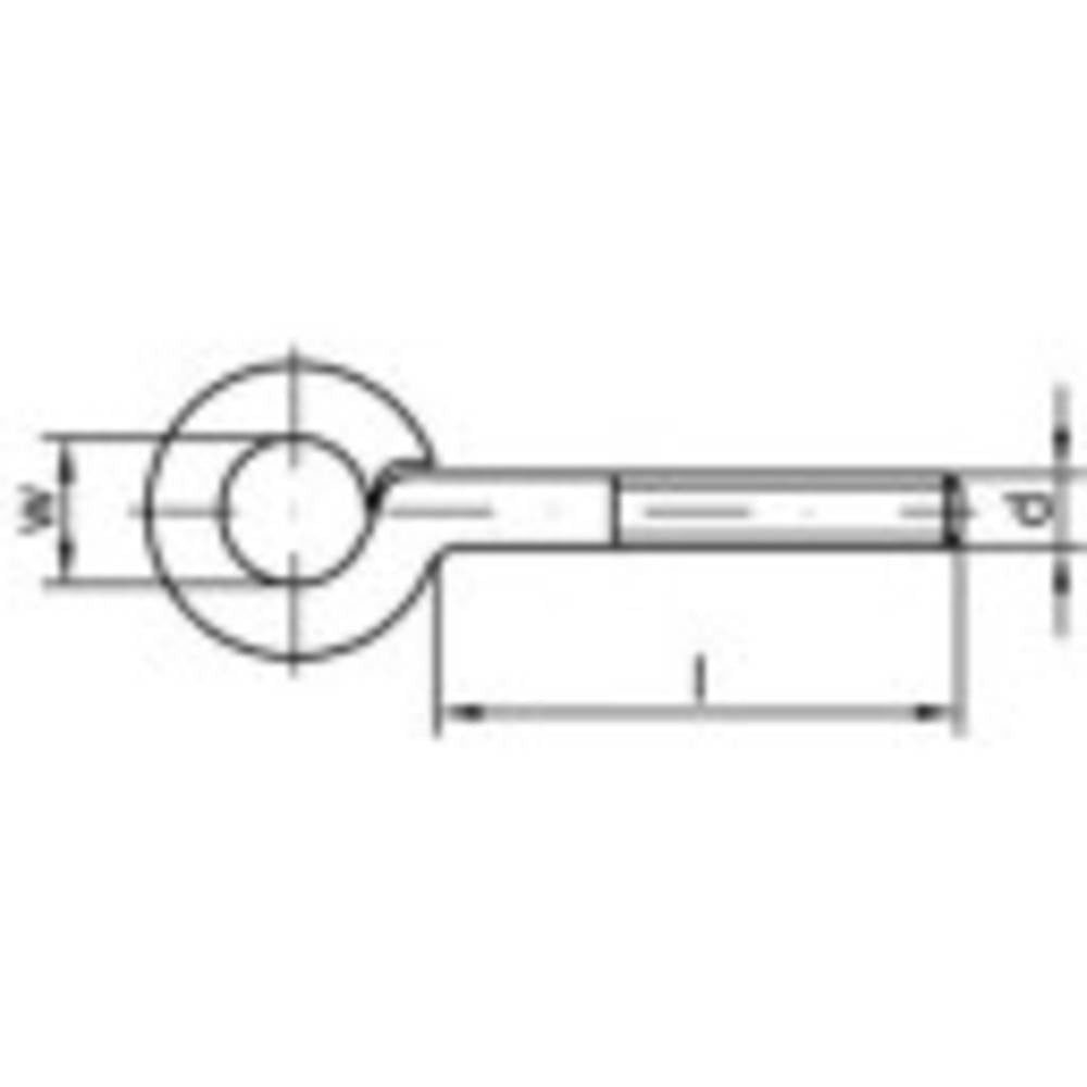 TOOLCRAFT Рым-болты Ringschraubösen 30 mm