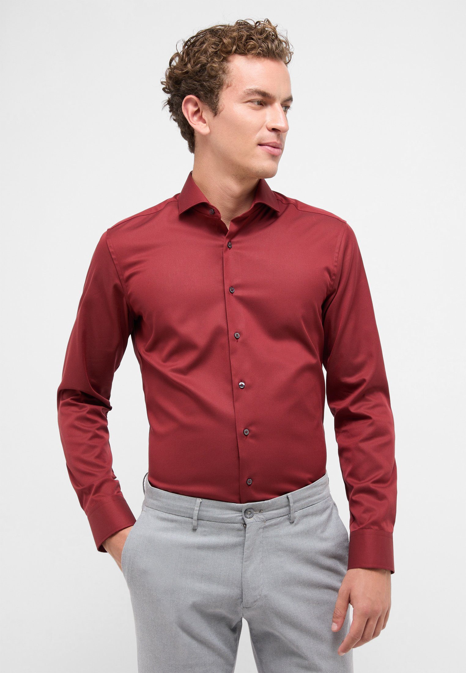 Eterna Langarmhemd SLIM FIT günstig online kaufen