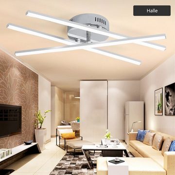 DOPWii Deckenleuchten Drehbare LED-Deckenlampen, 12,5W, 1150lm, LED fest integriert