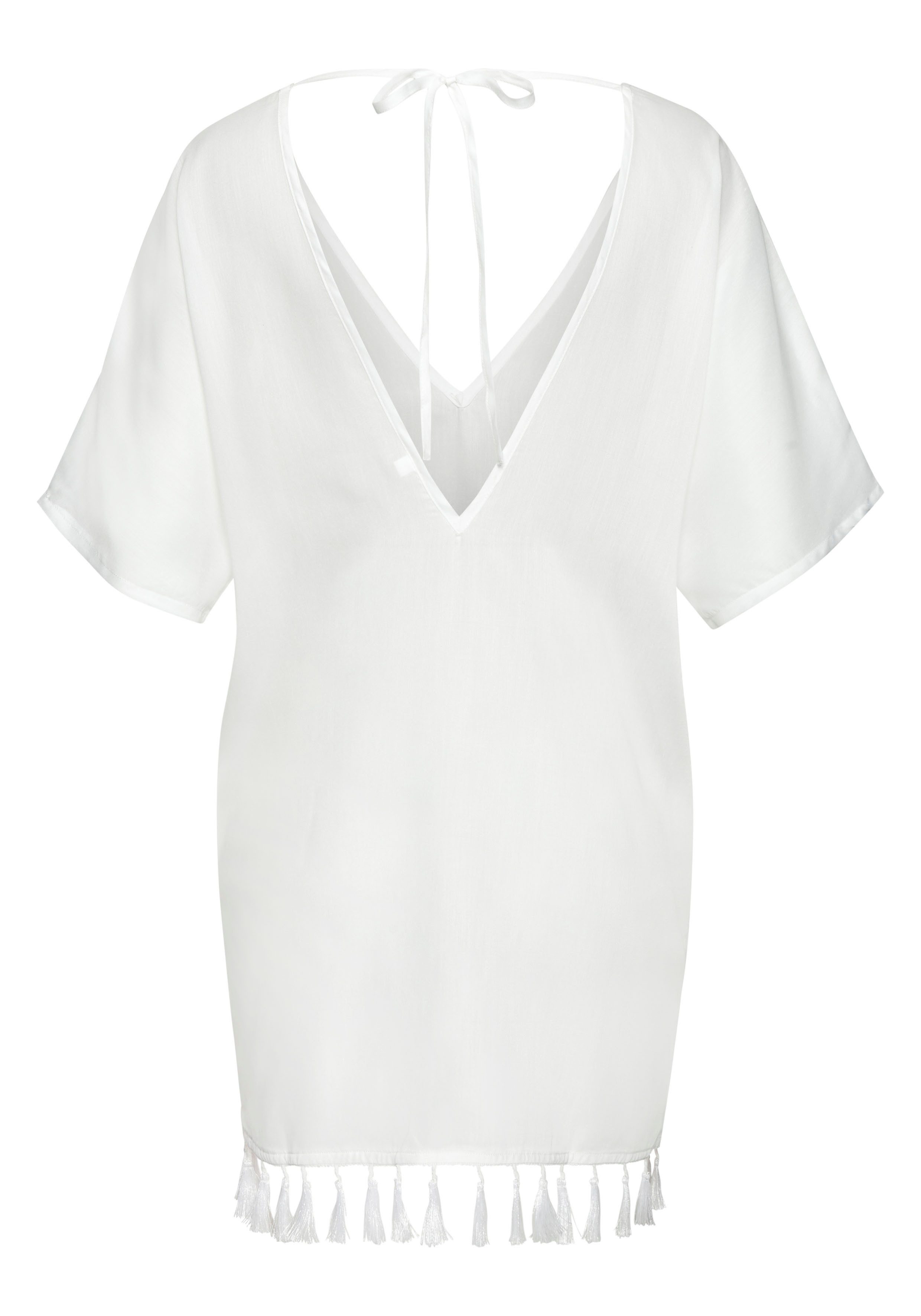 Venice Beach Tunika aus transparenter Chiffonware