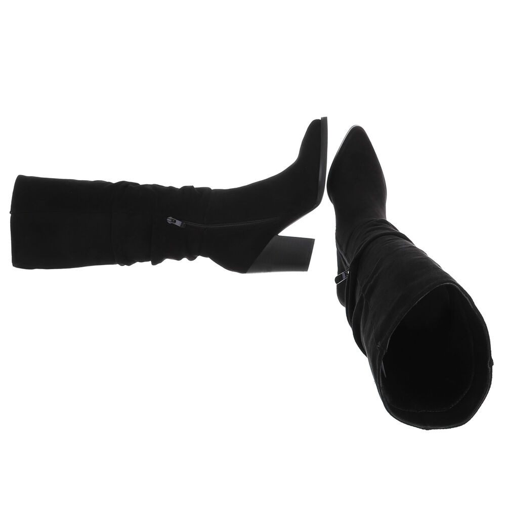 Ital-Design Elegante High-Heel-Stiefel mit Raffung für günstig online kaufen