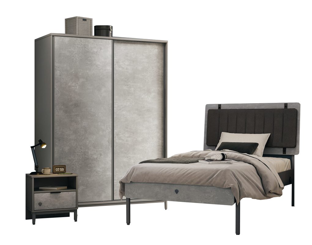 Möbel-Zeit Jugendzimmer-Set SPACE, 3-tlg., (3-tlg)