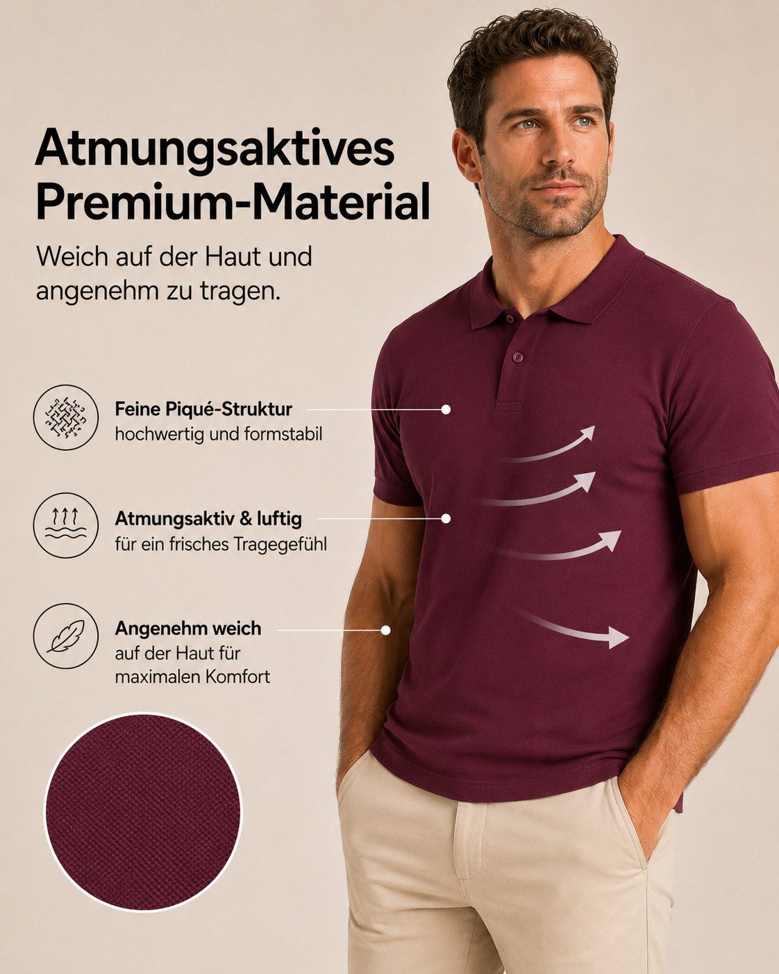 Sitztgut Poloshirt Premium Cotton Polo T-Shirt (1-tlg)