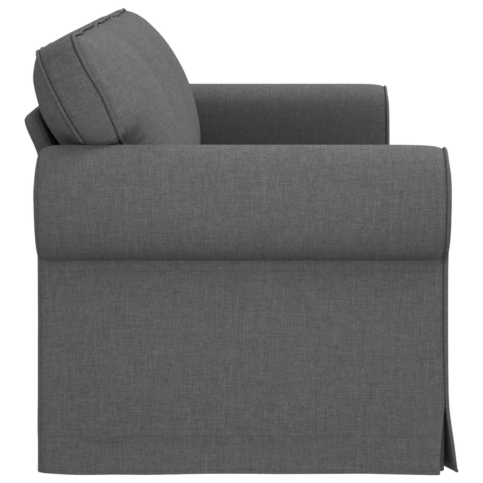 vidaXL Sofa Sofa Dunkelgrau 215 x 82 x 80 cm Stoff, 1 Teile – Bild 5 von 5