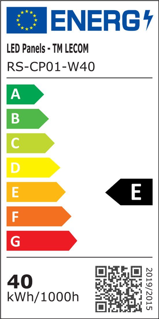 Lecom LED Panel 620x620 mm Panel 40w Einbau Aufbau Aufputz mit oder ohne Montage zubeh, LED Panele mit Drahtseilsystem 35W Kaltweiß 62x62x10mm