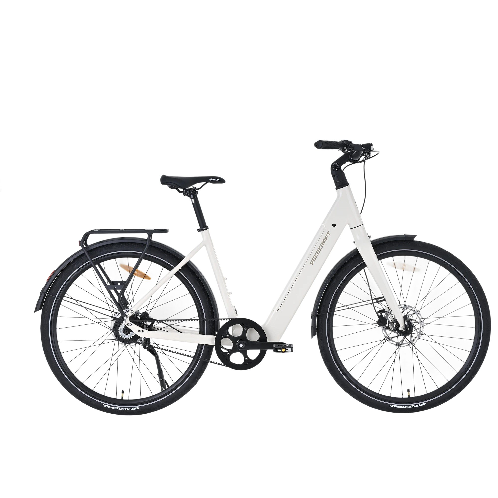 VECOCRAFT E-Bike Cityrad LUNA 1.0 360Wh 28 zoll e bike damen Riemenantrieb TORQUE SENSOR, 1 Gang, Heckmotor, 360 Wh