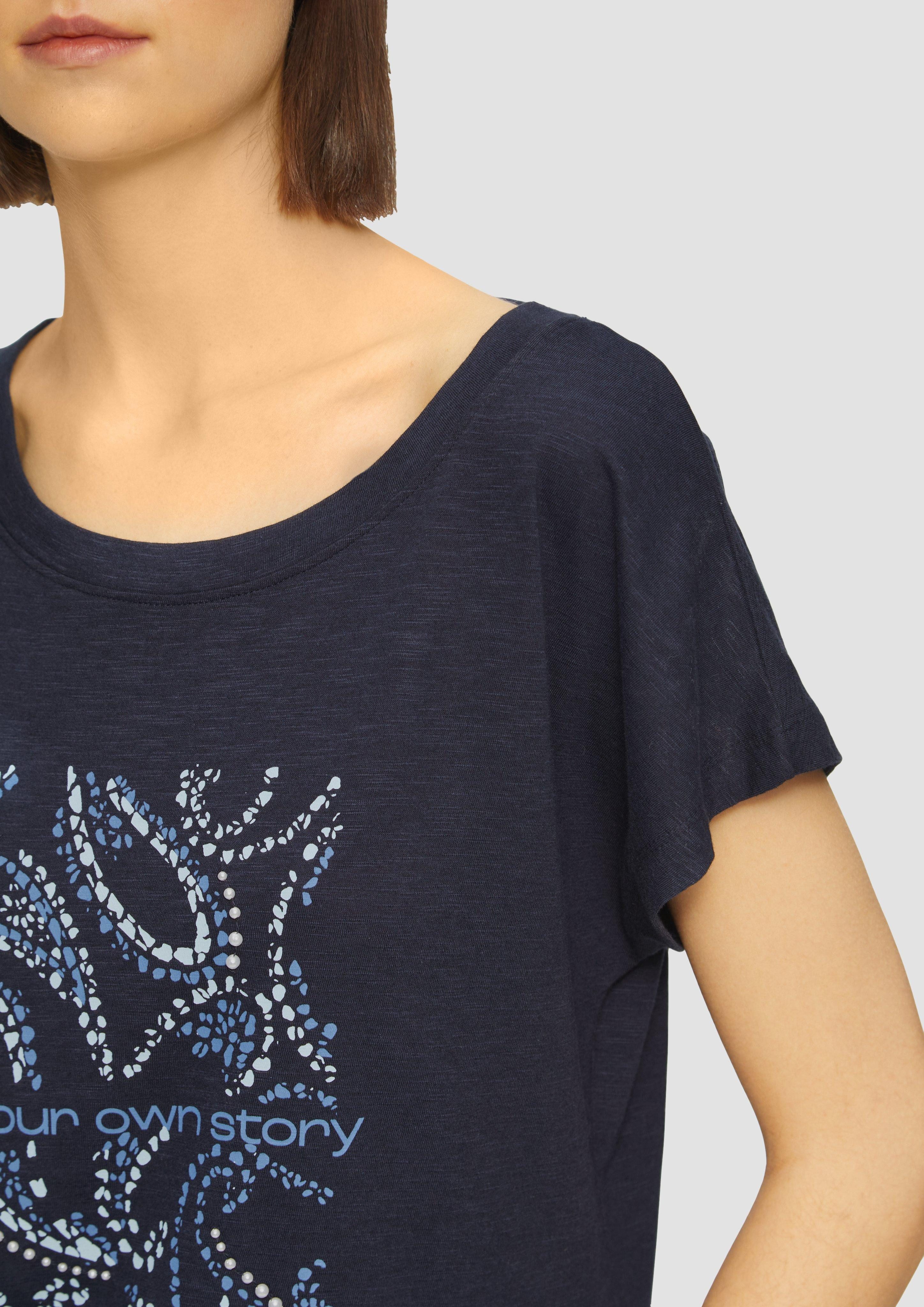 s.Oliver Shirttop T-Shirt im Relaxed Fit günstig online kaufen