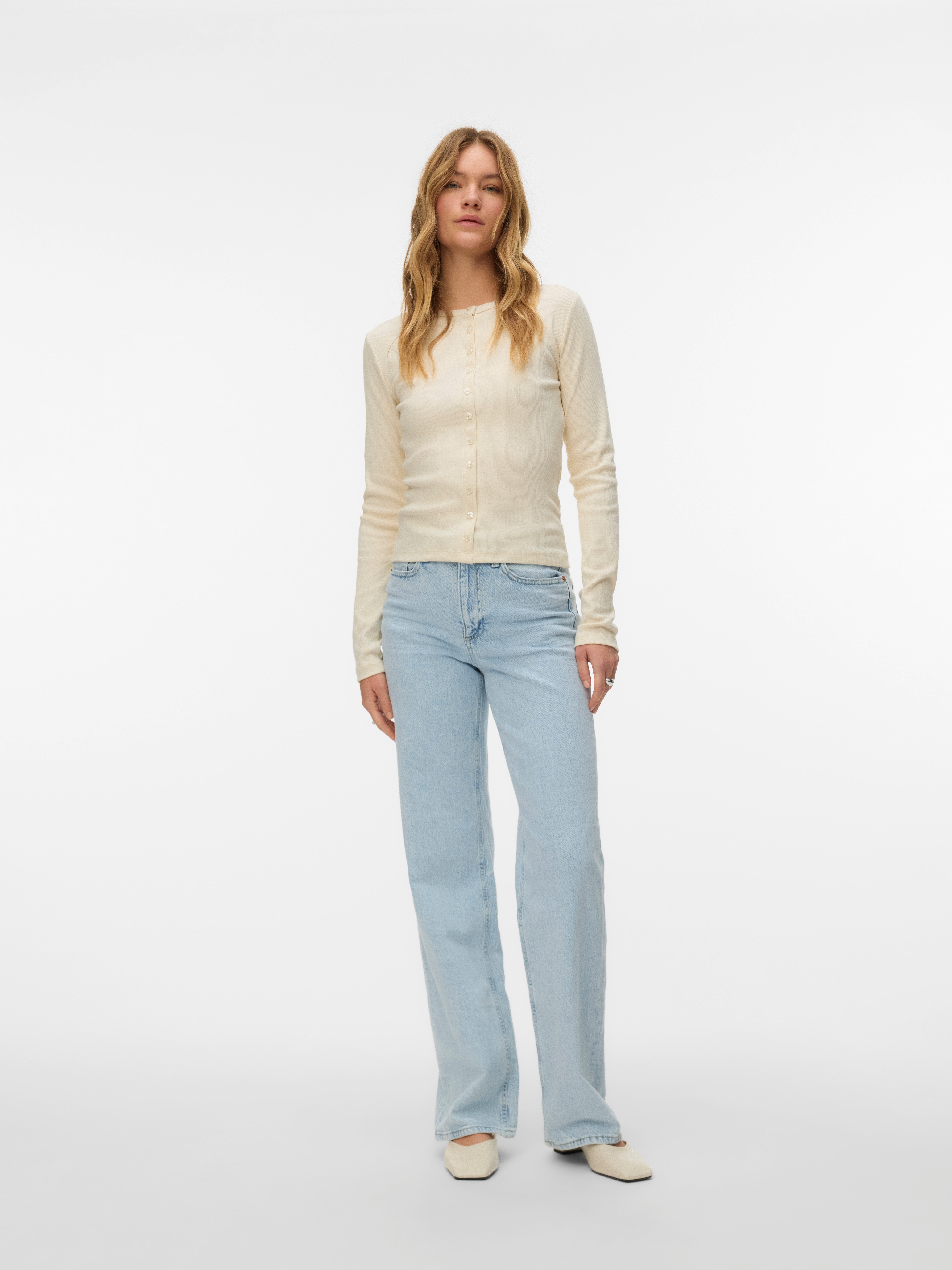 Vero Moda High-waist-Jeans VMTESSA HR WIDE JEANS RA3052 GA NOOS – Bild 4 von 5