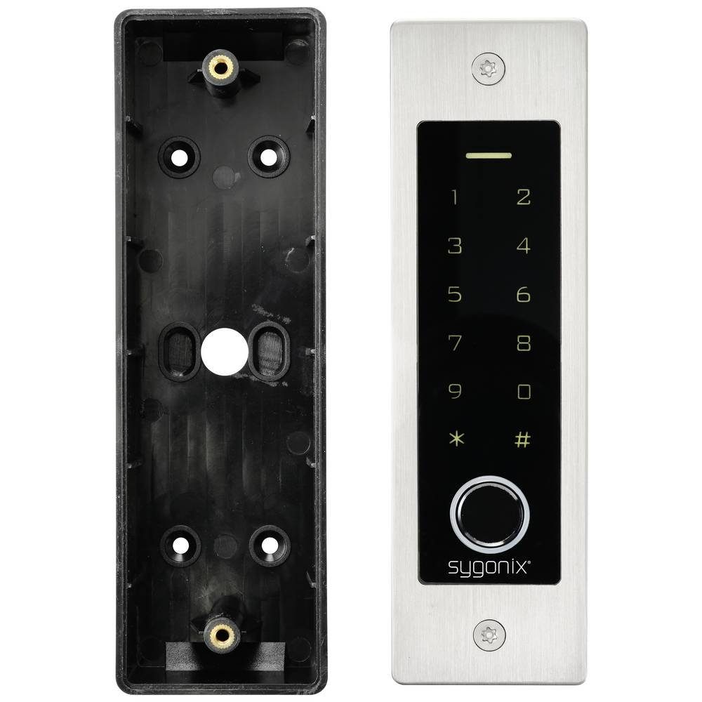 Sygonix Türschließer RFID/Touch/Fingerprint Zutritt S SY-5231014, mit beleuchteter Tastatur