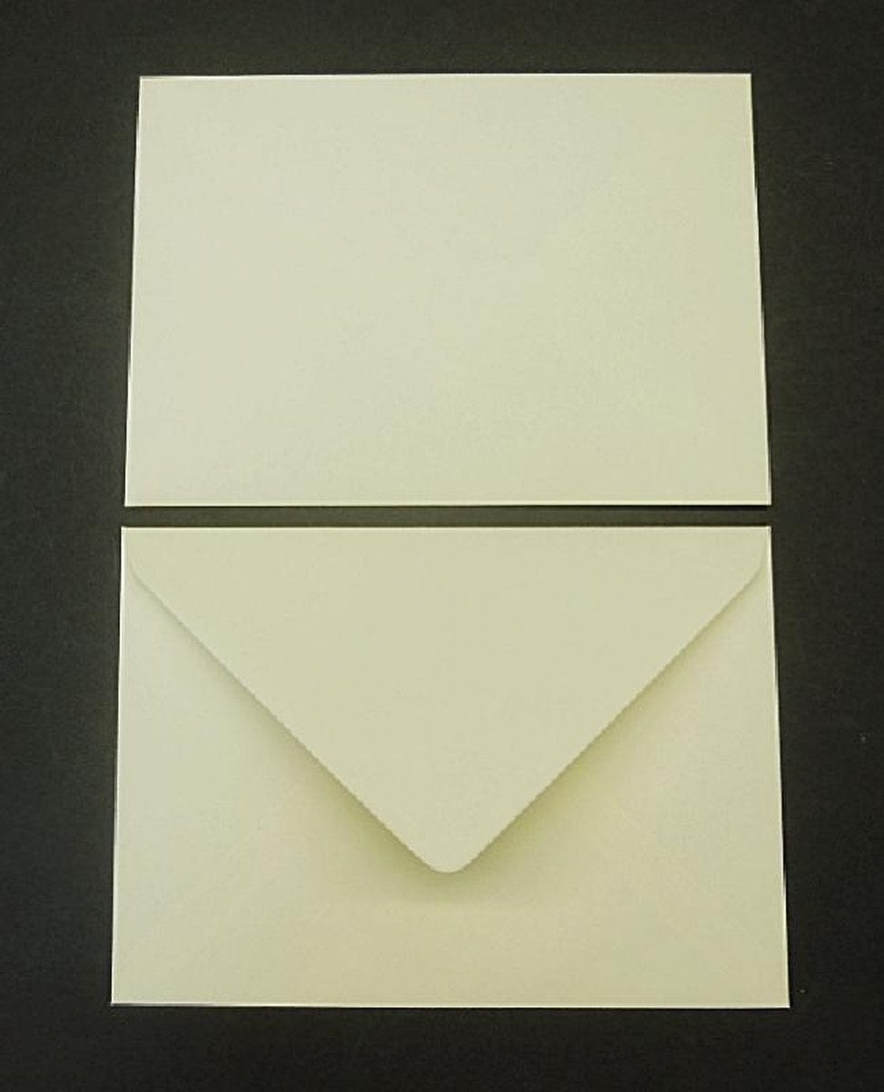 Blanke Briefhüllen Briefumschlag Конверты 133x184mm 100g/qm gummiert VE=100 Stück biscuit.