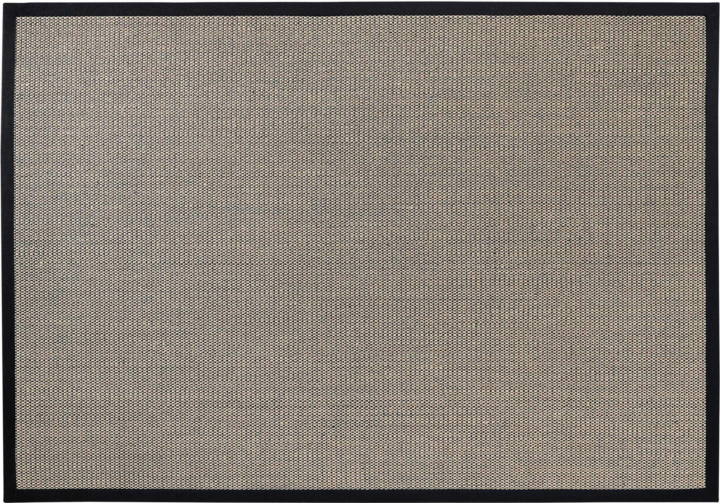 Dekowe Sisalteppich Brasil, rechteckig, Höhe: 6 mm, Flachgewebe, Obermaterial: 100% Sisal, mit Bordüre, Wohnzimmer