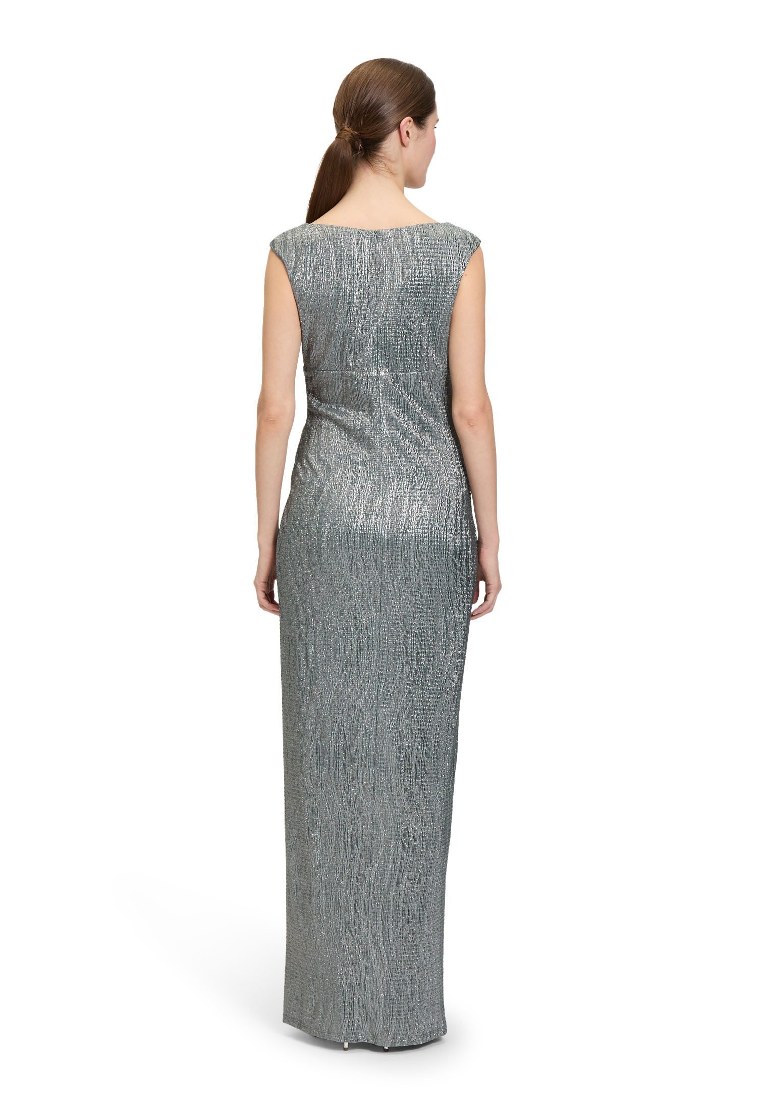 Vera Mont Abendkleid Damen im Glitzer-Look Raffung