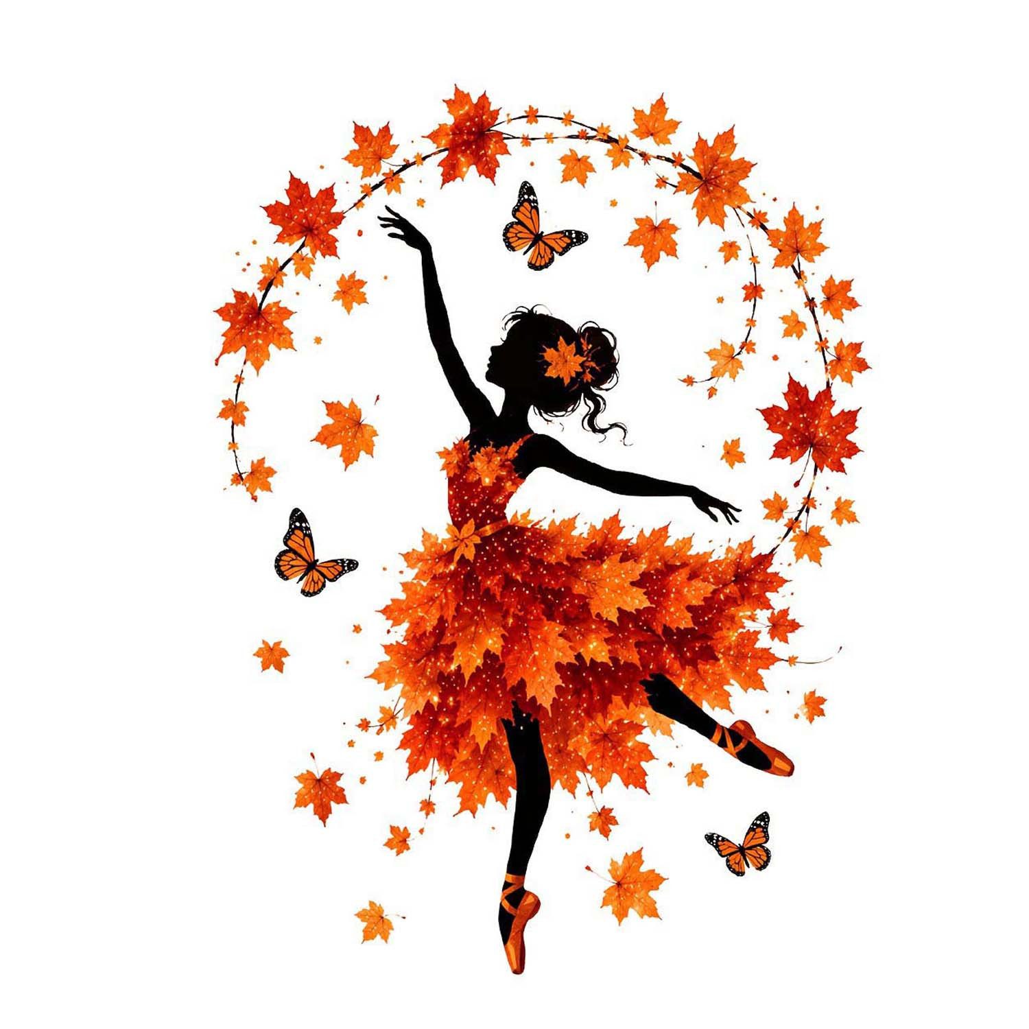 Sorvyzxn Fensterbild Fensterbild wiederverwendbare Fensterbilder Halloween Herbstlicher