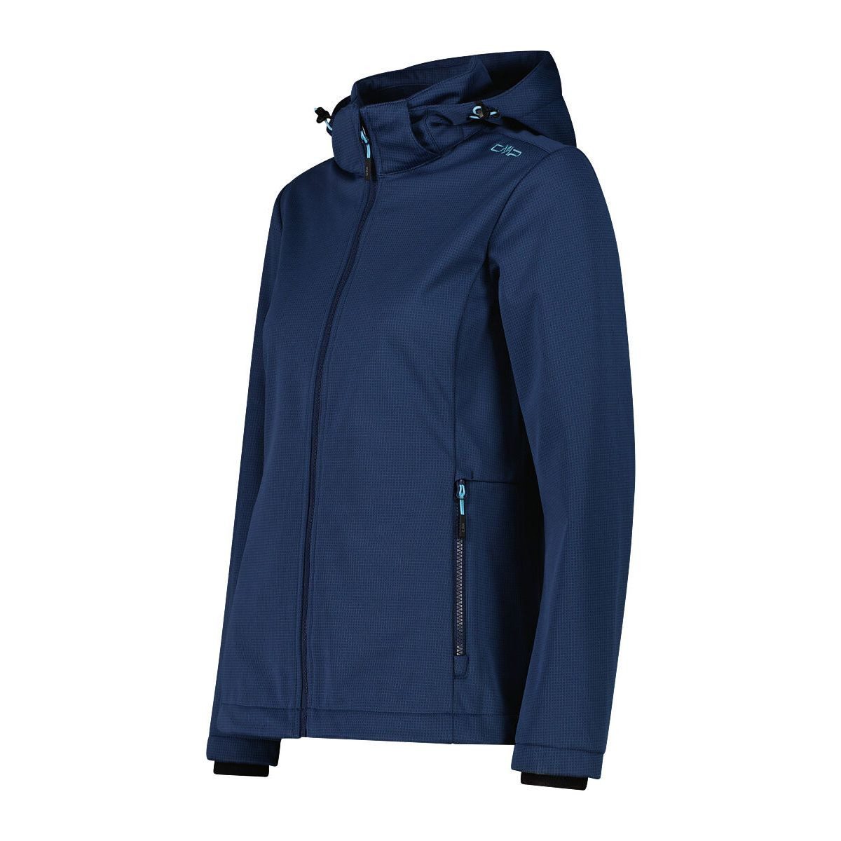 CMP Softshelljacke Woman Jacket Zip Hood Vielseitige Damenjacke mit Clima-Protect-Technologie, abnehmbarer