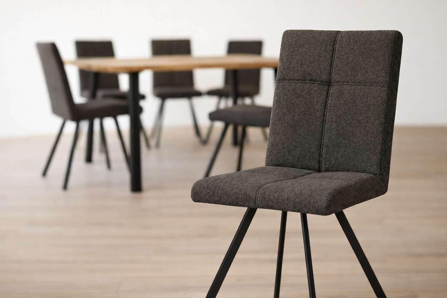 Home affaire Eckbankgruppe Mia Essecke, Sitzgruppe, Eckbankgruppe, Küchenbankgruppe, (Set, 4-tlg., 4er), Eckbank mit Wellenfederung; Tisch in Eiche massiv