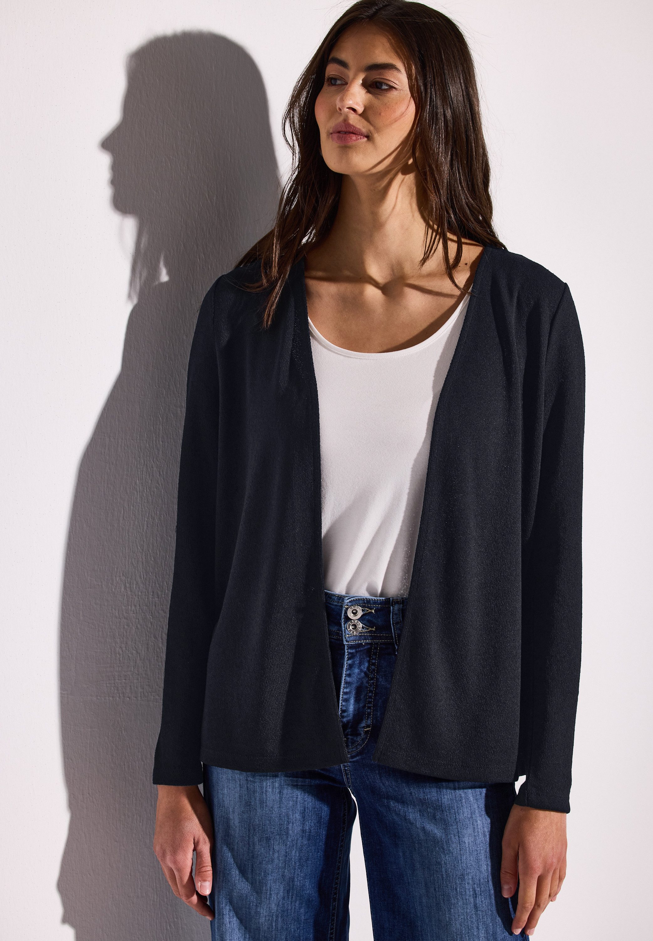 STREET ONE Shirtjacke NETTE im Strick günstig online kaufen