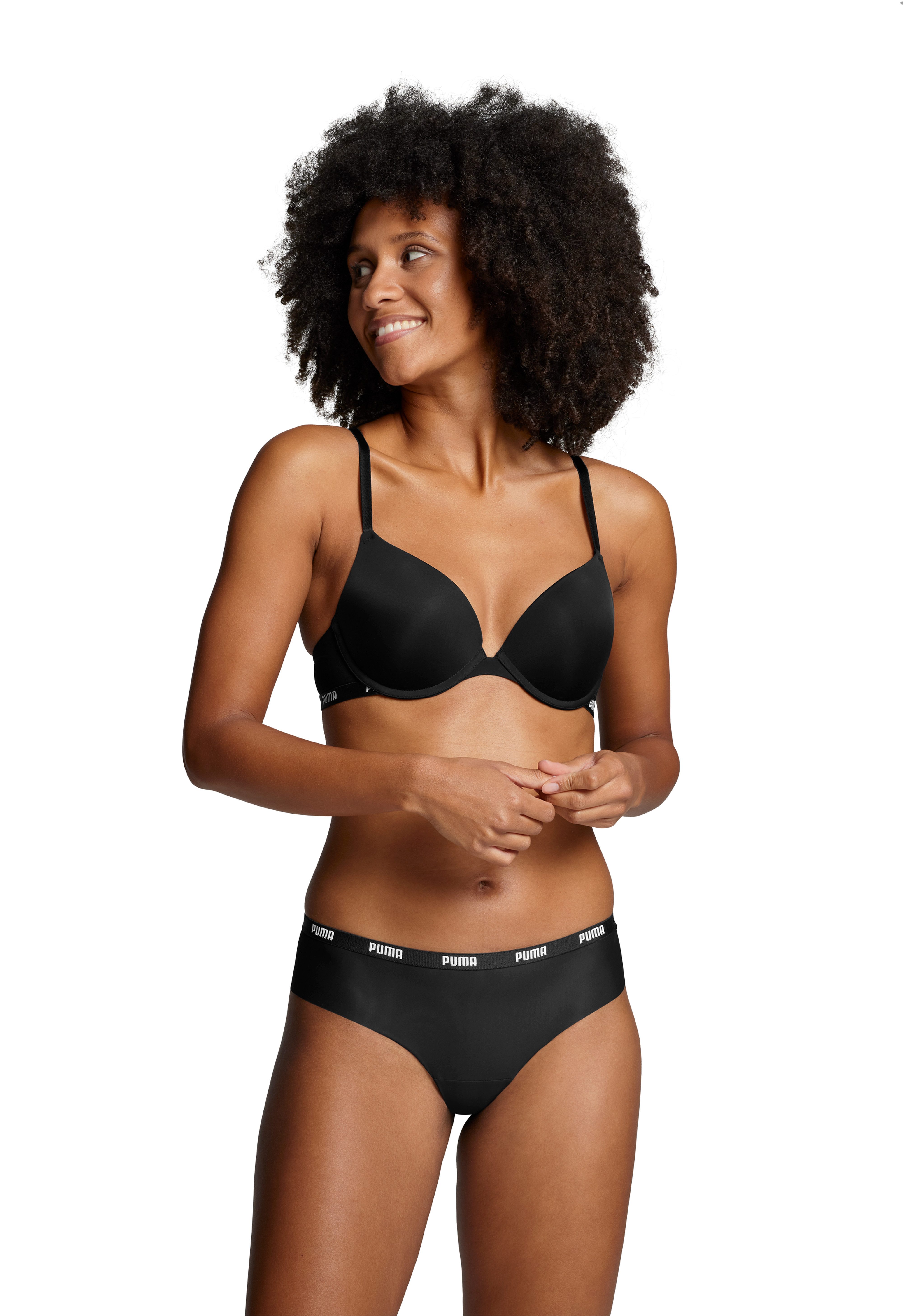 PUMA Push-up-BH PUMA WOMEN PUSHUP BRA 1P HANG mit gepolsterten Cups