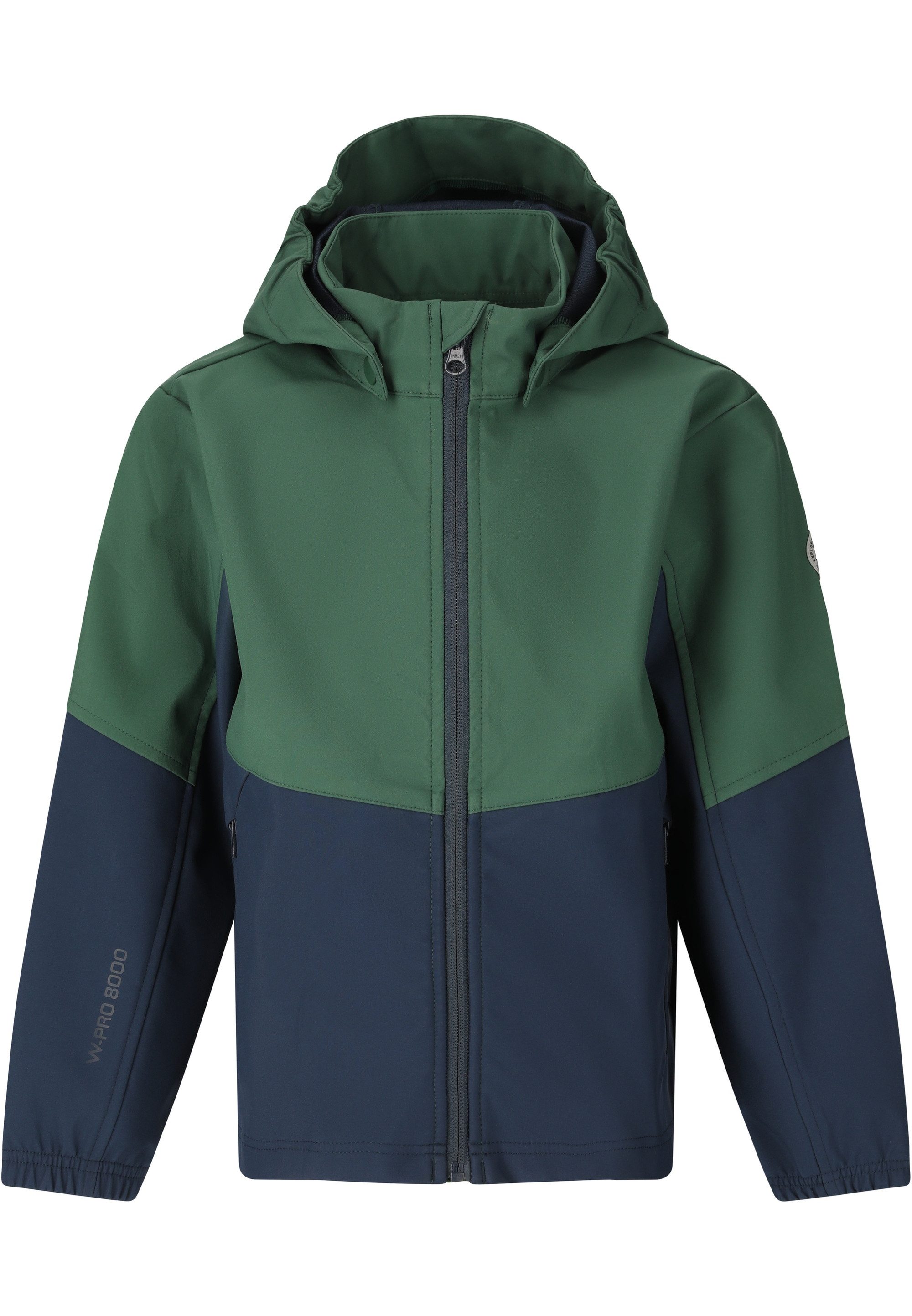 ZIGZAG Softshelljacke Troy mit wasserabweisender Beschichtung