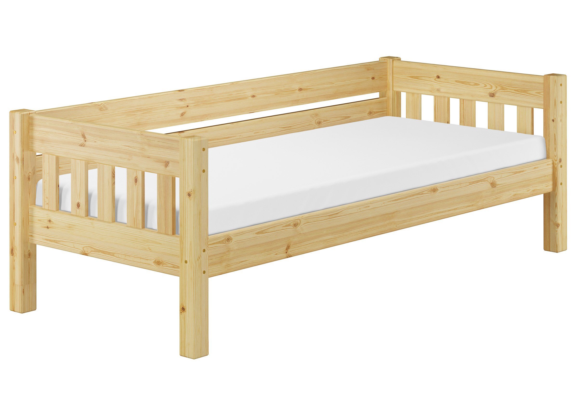 ERST-HOLZ Bett Stabiles Futonbett Kieferbett 90 günstig online kaufen