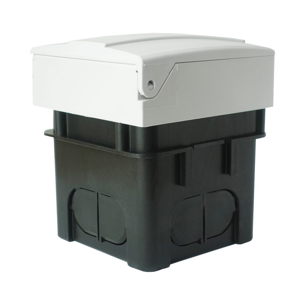 SEZ Steckdose CEE Wandsteckdose mit Klappdeckel Unterputz 32A 5P 400V IP44, 1-St.