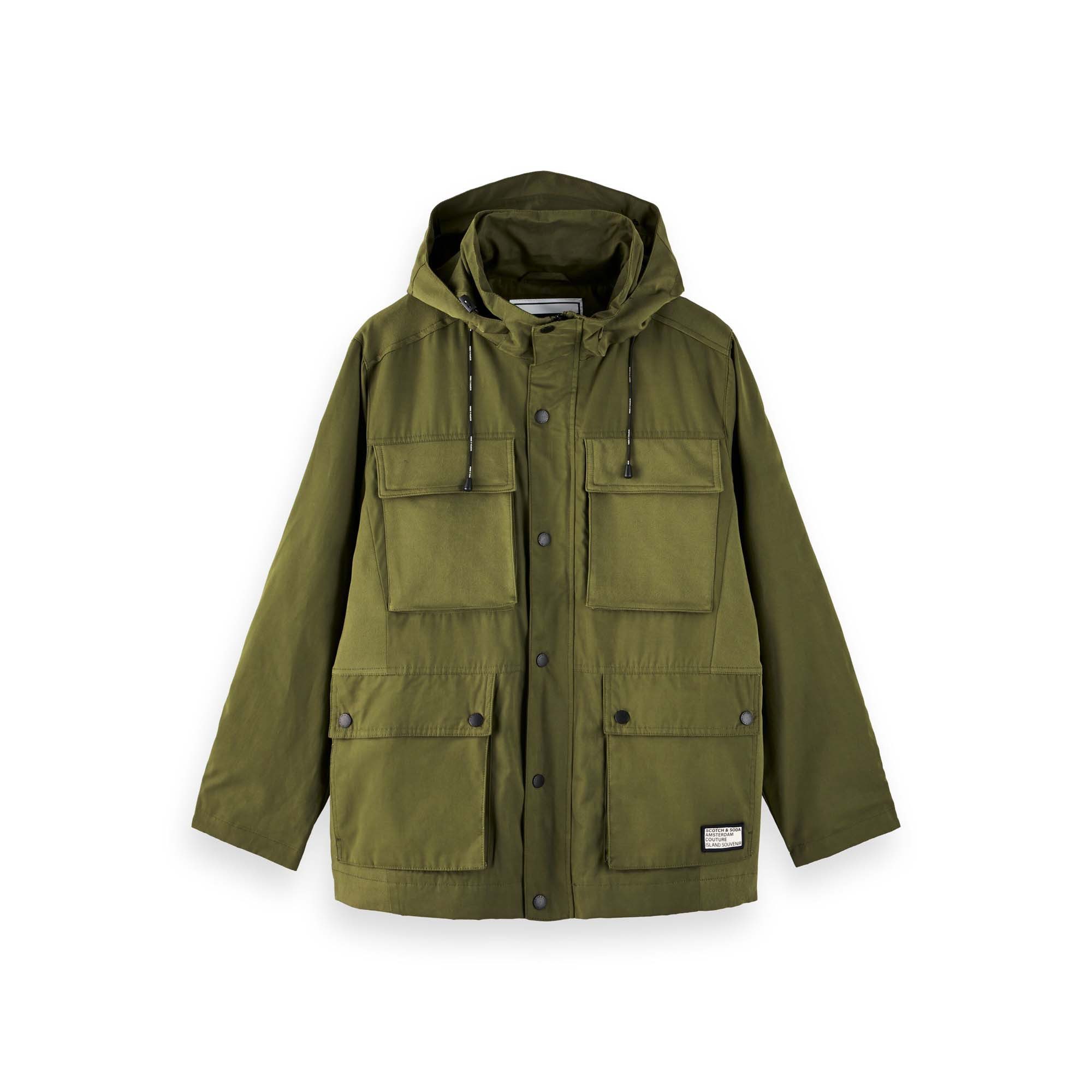 Allwetterjacke Scotch & Soda Herren Übergangsjacke Military Jacket 156621
