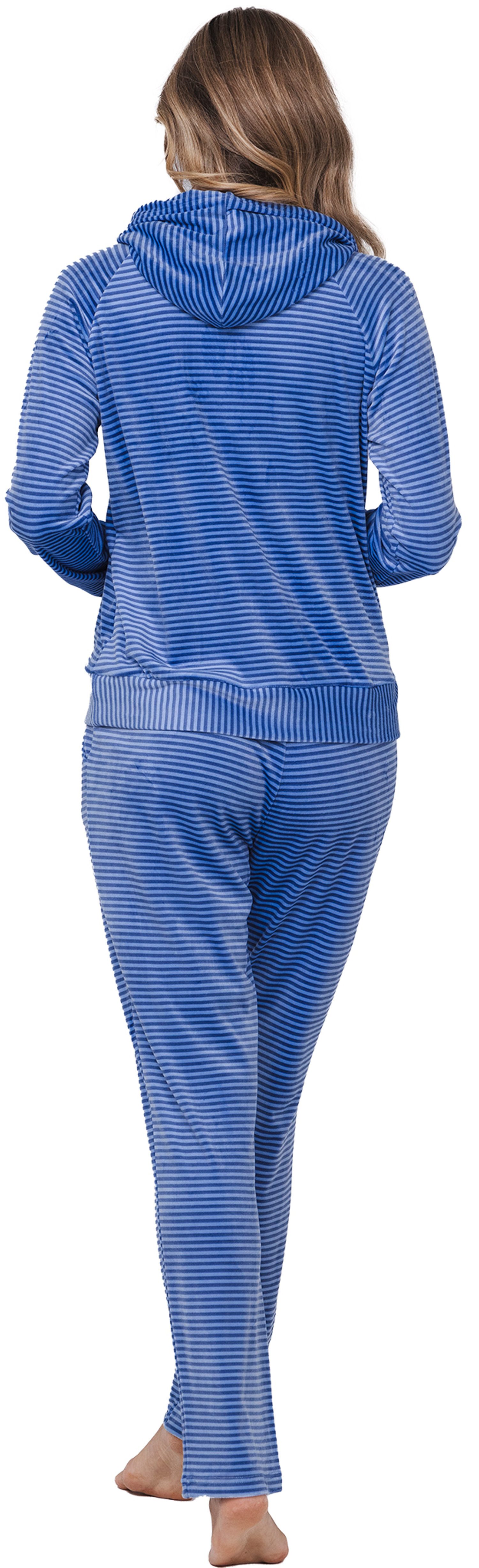 Rebelle Hausanzug Damen Homewearanzug mit Hoodie (2 tlg) Modisches Design