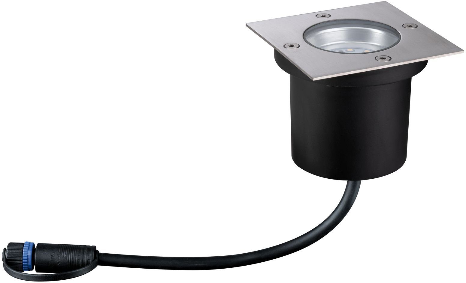 Paulmann LED Einbauleuchte Plug Shine, integriert, Plug & Rostfrei Shine, fest LED LED-Modul, & IP65 Warmweiß