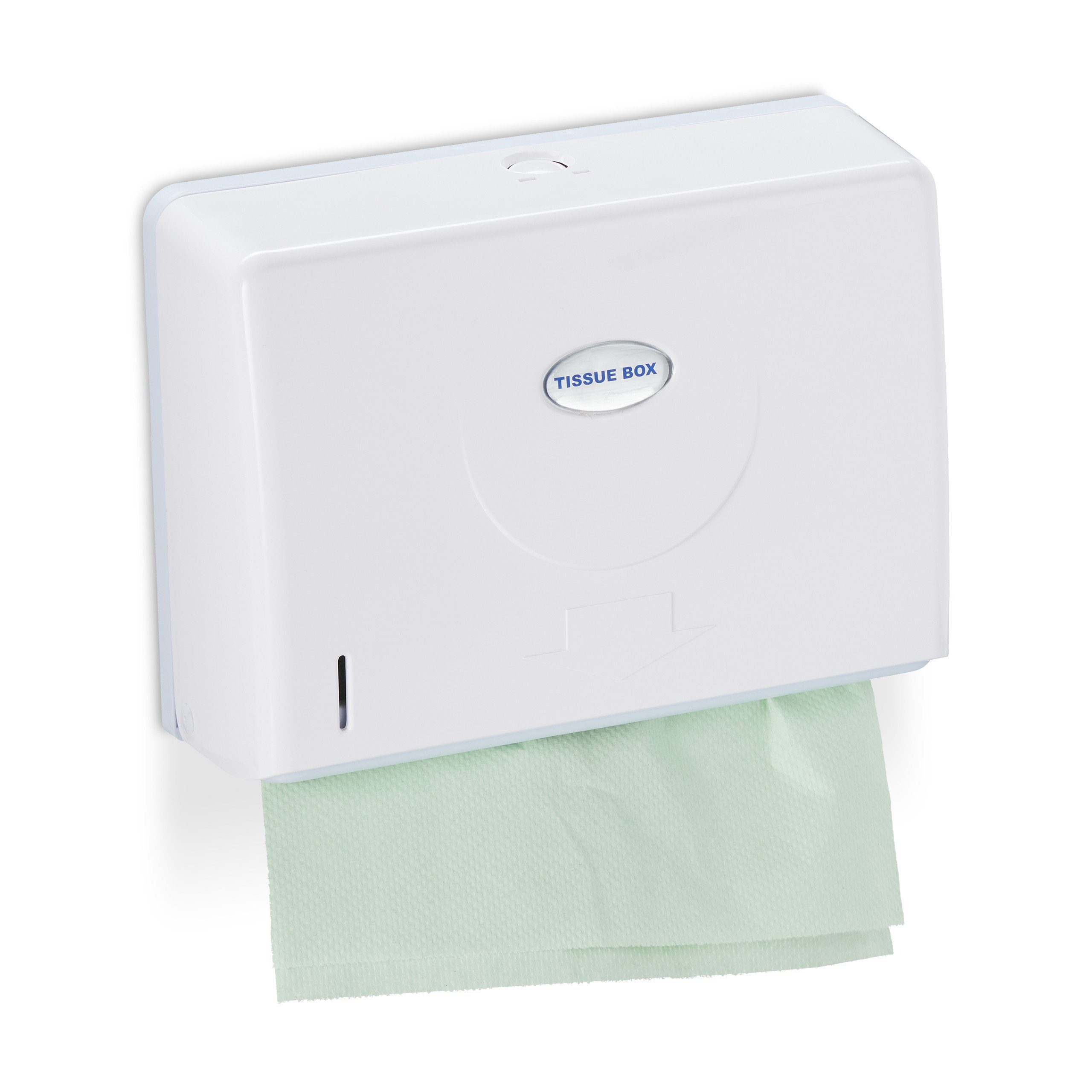 relaxdays Papiertuchspender 2 x Papierhandtuchspender Wand, (1-tlg)