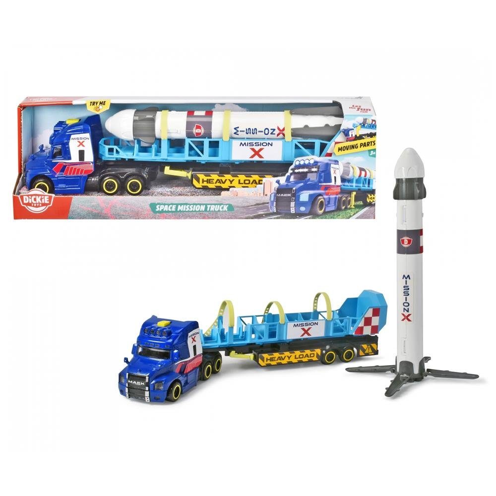 Truck, mit Licht Mission Dickie Anhänger Space Sound und mit Spielzeug-LKW Boot, Toys und