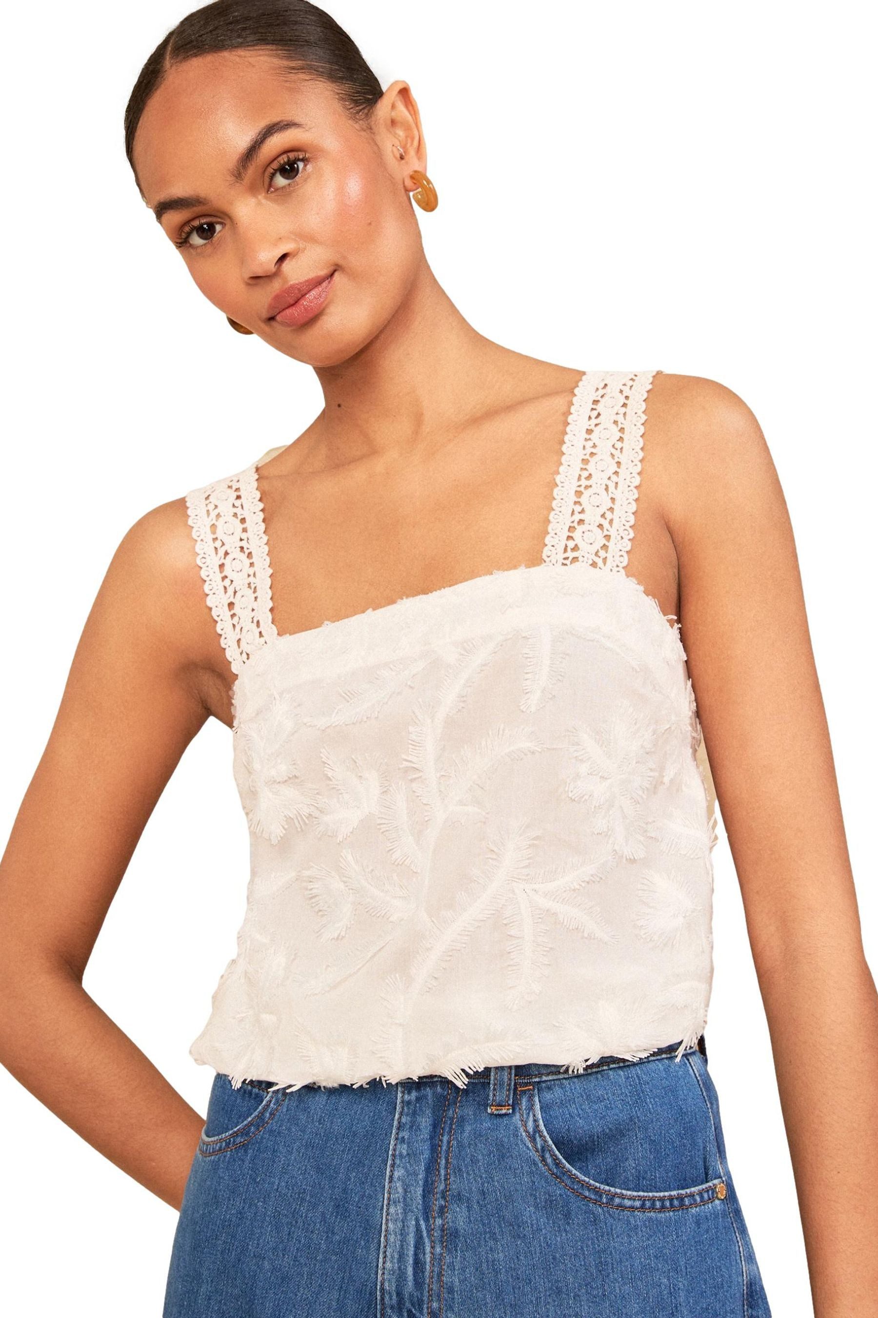 Love & Roses Trägertop Love & Roses Trägertop + 3D-Palmen-Print, Regular (1-tlg)
